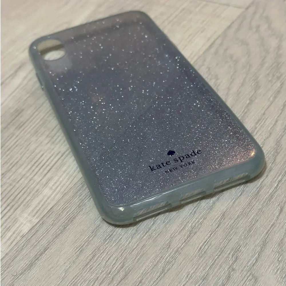 Kate Spade Rainy Day Glitter Ombre Iphone XS Max Iphone Phone Case